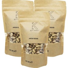 Key Market 750 Gram Doğal, Kavrulmuş Kabuklu Tuzlu Ana Çıtlak Taze Antep Fıstığı