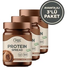 Clean Powders Proteinli Kakaolu Fındık Kreması 350 gr 3 Adet