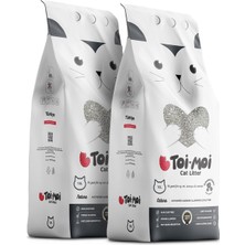 Toi Moi 2'li Avantajlı Paket - Aktif Karbonlu Sodyum Bentonit Kedi Kumu 2X10 kg