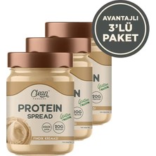 Clean Powders Protein Spread 350 gr Fındık Kreması 3 Adet