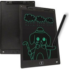 12 Büyük Boy Dijital Yazı Tahtası Grafik Çizim Tableti 12 Inç LCD Çocuk Tablet (Siyah)