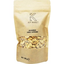 Laçoko Key Market 250 Gram Soyulmuş, Tuzsuz, Doğal Çifte Kavrulmuş Yer Fıstığı (250 Gram)