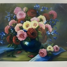 Pratik Ev 5d Yapışkan Boncuk Goblen Mozaik Tablo, 30 x 40 Cm, 60361