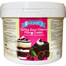 Vizyon Toffee Vişneli Dolgu Kreması 6 kg