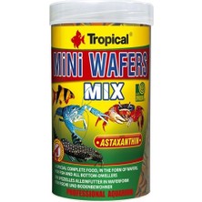 Tropical Mini Wafers Mix 18GR Vatoz ve Çöpçü Balığı Yemi Yüksek Proteinli Beslenme Kalitesi