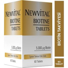 Newvital Biotine 5000MCG 60 Tablet