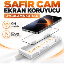 Ridata iPhone 17 Pro Max Uyumlu Uygulama Kutulu Safir Cam Ekran Koruyucu