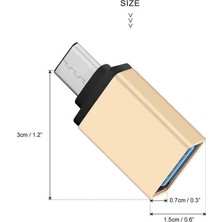 Ata Elektronik Type C 3.1 To USB 3.0 Otg Çevirici Dönüştürücü Adaptör