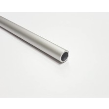 Alüminyum Yuvarlak Boru Renk Gri Uzunluk 100 cm Dış Çap 8 mm