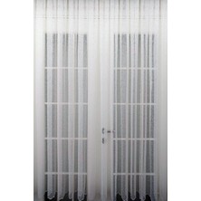 Evdepo Home Kırık Beyaz Ekstraforlu Pilesiz Tül Perde 310 x 200 cm