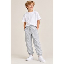 Ugly Duck 08-14 YAŞ ERKEK ÇOCUK ORIGINAL MARINES LASTİKLİ PANTOLON - GRİ