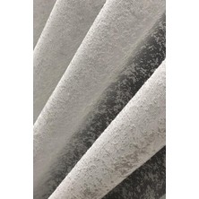 Evdepo Home Kırık Beyaz Sık Pileli Tül Perde 60 x 200 cm