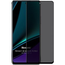 Infinix Hot 11S Privacy 5d Gizlilik Filtreli Cam Ekran Koruyucu Siyah [hot 11S ile Uyumlu Ekran Koruyucu]