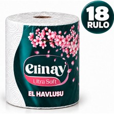 Elinay Ultra Soft Xl Dev Rulo Mutfak Kağıt Havlusu 18 Rulo (3 Paket × 6 Rulo)