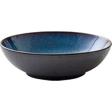 Pratik Ev Salata Kasesi 24 cm Siyah/koyu Mavi