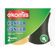 Konfor Bulaşık Süngeri 2'li Yardımcı Temizlik Süngeri