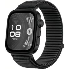 Pratik Ev Huawei Watch Fit 3/fit 4/fit 4 Pro/fit 5/fit 5 Pro Uyumlu Nylon Loop Velcro Kumaş Kordon; Nefes Alabilen, Ayarlanabilir Cırt Cırtlı, Ultra Hafif Sport Loop Saat Kayışı