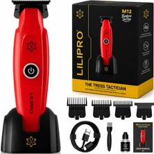 M12 Profesyonel Saç Sakal Kesme ve Tıraş Makinesi | Şarjlı Kablosuz Ense Çizim Makinesi | Zero-Gap Dlc T-Bıçak | 7500 Rpm Usb-C | 2000 Mah Berber & Ev