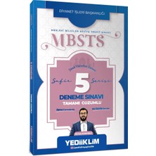 Yediiklim Yayınları 2027 Mbsts Safir Serisi Tamamı Çözümlü 5 Deneme Sınavı