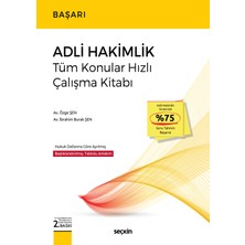 Seçkin Başarı – Adli Hakimlik Tüm Konular Hızlı Çalışma Kitabı