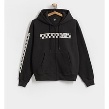 Vans Vans Racing Full Zip Erkek Sweatshirt VN000WT2BLK1