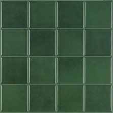 3D Kendinden Yapışkanlı Duvar Karosu 30,5 cm x 30,5 cm (4 Adet) (Yeşil)