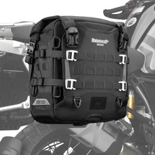 Motosiklet Sele Çantası, Su Geçirmez Bagaj Çantası, 20 L, Hızlı Açılan Motosiklet Yan Çantaları, Molle Sistemli, Çoğu Motosiklet Taşıyıcısı Için Uygun
