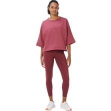 Sweaty Betty Runners High 78 Leggings Kadın Kırmızı Koşu Taytı
