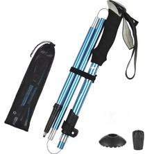 Trekking Hafif Katlanabilir 105-125CM Dağcı Doğa Kamp Yürüyüş Tırmanma Batonu