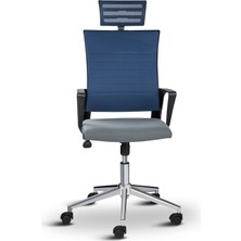 Rigel Başlıklı Metal Ayaklı Ev ve Ofis Koltuğu Çalışma Koltuğu