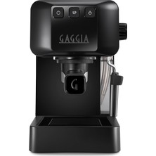EG2109 Black Manuel Espresso Makinesi, Öğütülmüş Veya Pedler, Ped ile Kremsi Espresso Için Pod Sistemi, Otomatik Ön Infüzyon, 15 Bar, Yeni Model 2023,