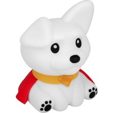 Superman Krypto, Süper Köpek, Squishyglo Silikon Lamba, Resmi Lisanslı Dc Comics Lamba, Çocuklar, Gençler ve Yetişkinler Için, Kablosuz ve Şarj Edileb