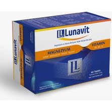 Lunavit Magnezyum ve Vitamin B3,b6,d Içeren 60 Tablet