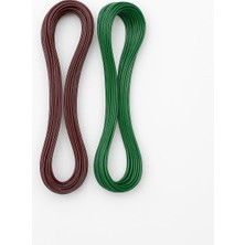 2'li Çelik Çamaşır Ipi, Pvc Kaplamalı Paslanmaz Dayanıklı Askı Teli, 10 Metre, Balkon, Bahçe, Banyo ve Dış Mekan Kullanımına Uygun (Asorti)