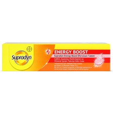 Energy Boost Efervesan Tablet L Kafein, Guarana, Multivitamin ve Mineral
