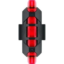 USB Şarjlı 4 Modlu Su Geçirmez Bisiklet Arka Stop Lambası Ikaz Uyarı Işığı