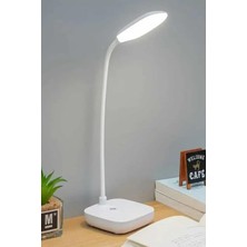 Kablosuz Şarjlı Dokunmatik Üç Renk LED Masa Lambası Ders Çalışma Okuma Işığı Dimmer Ayarlı Wb-01