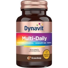 Pratik Ev 13 Vitamin, 7 Mineral, Koenzim Q10 ve Rhodiola Içeren Multivitamin, 30 Kapsül