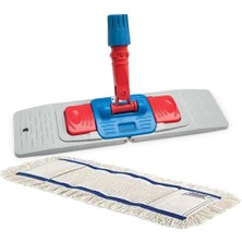 Tam Set Nemli Mop Paspası 50CM Plastik Palet + Süper Emici Püskül Temizlik Hijyeninde Son Teknoloji