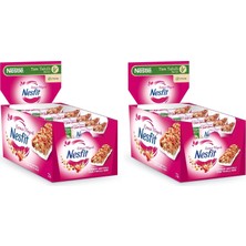 Nestle Nesfit Kırmızı Meyveli Tam Tahıllı Bar, 23.5gr x 16 (2 Paketi)