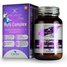 Platin Multi COMPLEX%100 Doğal Kolajen - Alfa Lipoik Asit, Magnezyum, Kalsiyum, Bor, 60 Kapsül