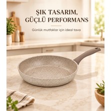 Taçev Taç Granit 24 cm Yapışmaz Tava