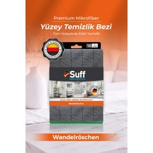 Suff Wandelröschen Mikrofiber Profesyonel Geniş Cam ve Yüzey Temizlik Bezi 70x50 cm Yeşil