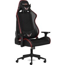 Axeon Xn Oyuncu Koltuğu Nefes Alabilir Kumaş Gaming Koltuk Siyah Kırmızı