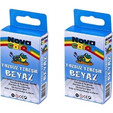 Tozsuz Beyaz Tebeşir, 10'lu, 2 Kutu