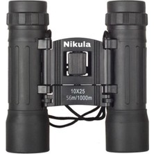 MiraLive 10X25 Av Dürbünü -56M/1000M - Kauçuk Kaplama Siyah