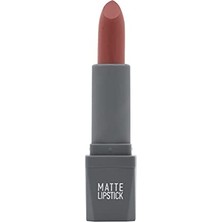 Pratik Ev Yoğun Renk Veren, Uzun Süre Kalıcı, Nemlendirici Kadifemsi Mat Ruj Matte Lipstick 407 Dusty Rose