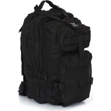 25 L Taktik Outdoor Kamp Seyahat Sırt Çantası, Siyah