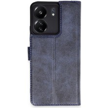 Xiaomi Redmi 13C Kılıf Trend S Plus Kapaklı Kılıf - Lacivert