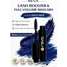 Lash Booster & Full Volume Color Mascara -Tam Hacim & Uzatan Renkli Maskara Koyu Mavi 450